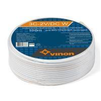 Кабель видеонаблюдения Vinon 3C-2V/DC W