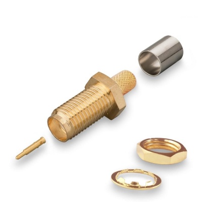 Разъем обжимной S-A211F RP-SMA-female RG-58 Разъем обжимной S-A211F RP-SMA-female RG-58