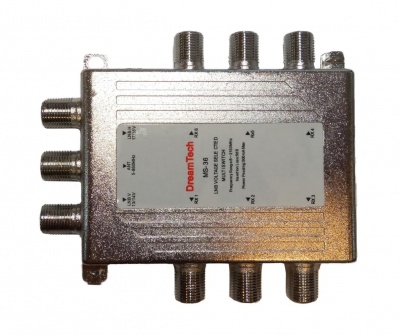 Мультисвич DreamTech MS-36, 3 входа - 6 выхода, оконечный