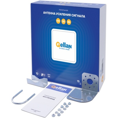 Gellan LTE-15M MIMO 2x2, панельная Антенна 4G/LTE, 15 дБ Gellan LTE-15M MIMO 2x2, панельная Антенна 4G/LTE, 15 дБ