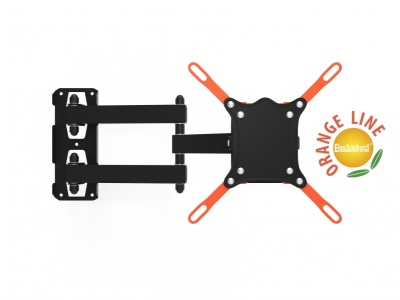 Кронштейн для телевизора ElectricLight КБ-01-66У настенный, наклонно-поворотный, 13-42 дюйма, черный